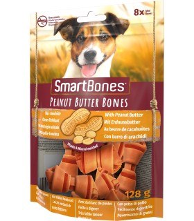 Smart Bones Peanut Butter mini Kość Wiązana 8 szt