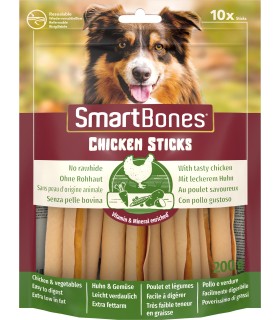 Smart Bones Chicken Sticks Przysmak Psa 10szt 200g  | Zoo24.pl 