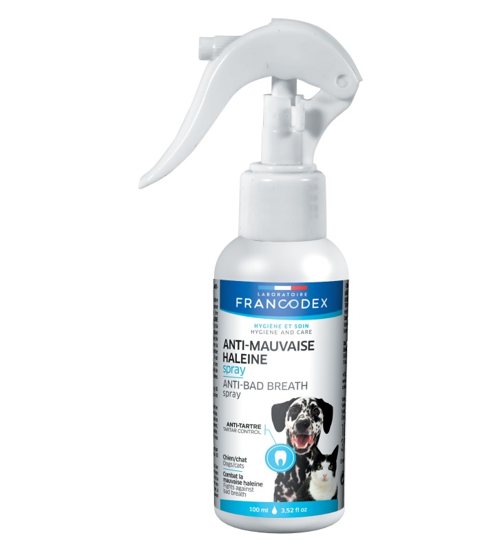 FRANCODEX Spray przeciwko nieprzyjemnemu oddechowi dla psów
