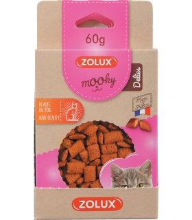 ZOLUX Przysmak MOOKY DELIES dla kota - Piękna sierść 60 g