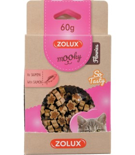 ZOLUX Przysmak dla kota z łososiem Mooky Flowies 60 g