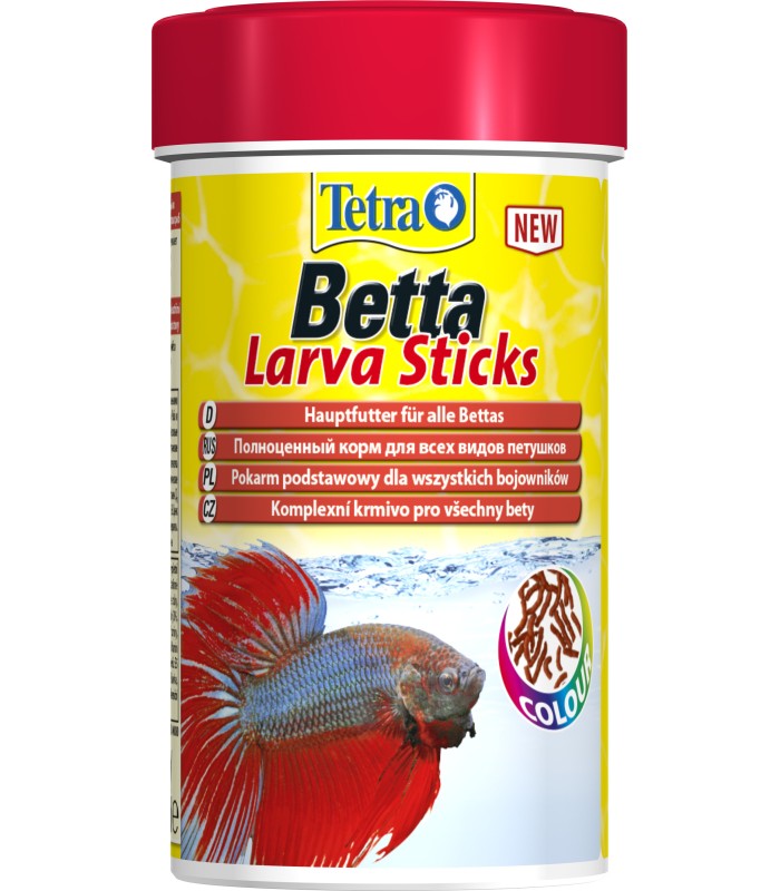 Tetra Betta Larva Sticks pokarm dla bojowników i innych błędnikowców 100 ml (363165)
