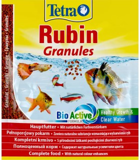 TetraRubin Granules pokarm wzmacniający ubarwienie dla ryb 15 g saszetka