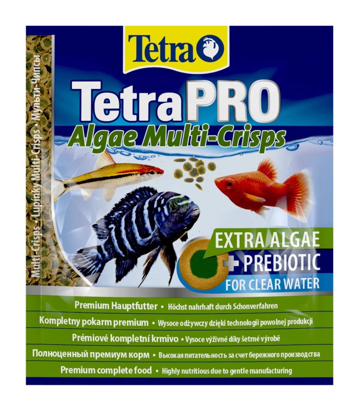 TetraPro Algae Mutli-Crisps Pokarm premium dla ryb ozdobnych 12 g saszetka