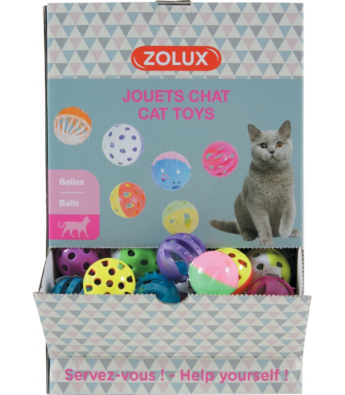 ZOLUX Display z zabawkami dla kota - 204 piłeczki