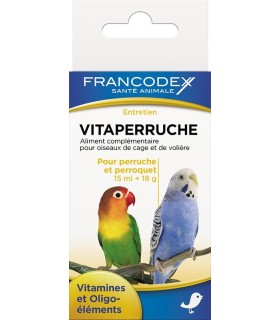 FRANCODEX Witaminy dla papug 15 ml + 18 g  | Zoo24.pl 