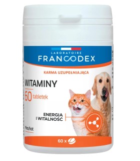 FRANCODEX PL Witaminy dla psów i kotów 60 tabletek