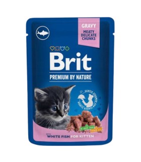Brit Premium Cat White Fish Kitten Karma dla Kociąt z Rybą 100g