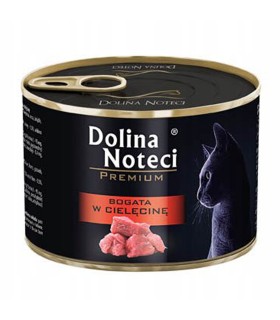 DOLINA NOTECI Premium karma mokra dla kota puszka 185g mix 6szt