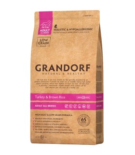 GRANDORF Karma dla psa Adult indyk & brązowy ryż 12kg