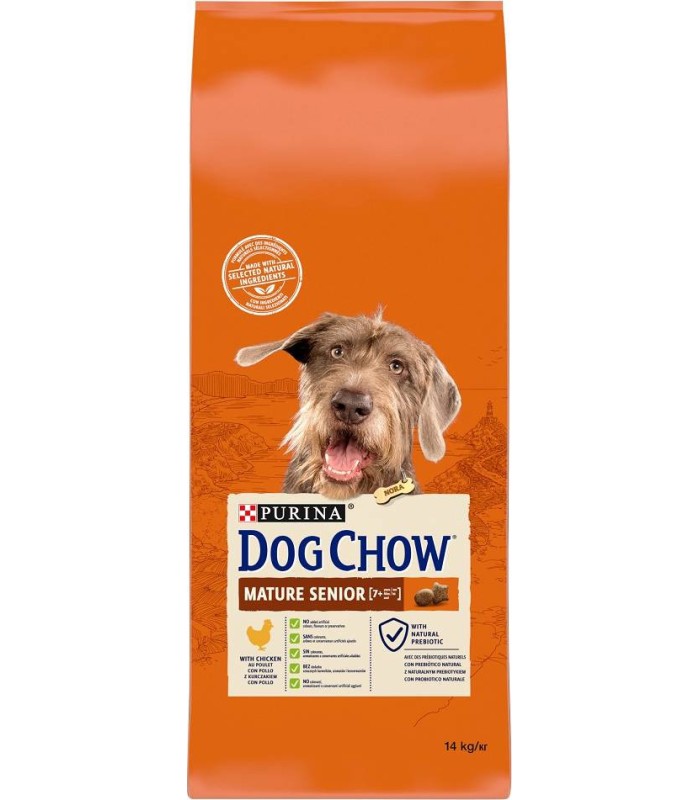 PURINA Dog Chow Karma sucha dla psa Senior Kurczak 14kg