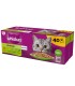 WHISKAS Adult saszetka 40 x 85 g Mix Smaków - mokra karma pełnoporcjowa dla dorosłych kotów, w galaretce