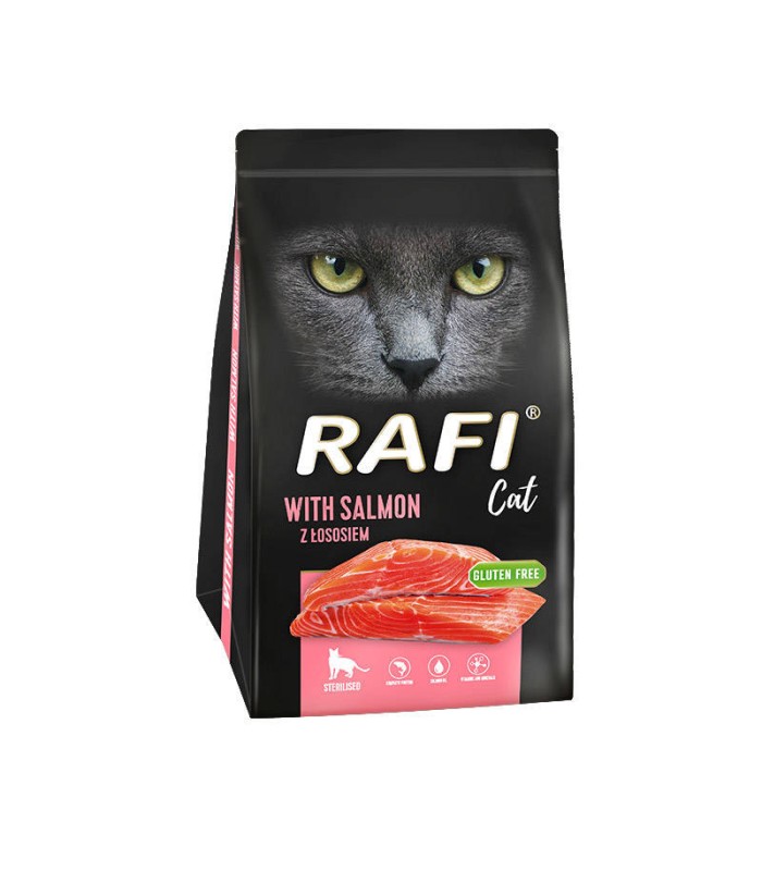 RAFI Cat Sterilised Karma sucha dla kota z łososiem 1,5 kg