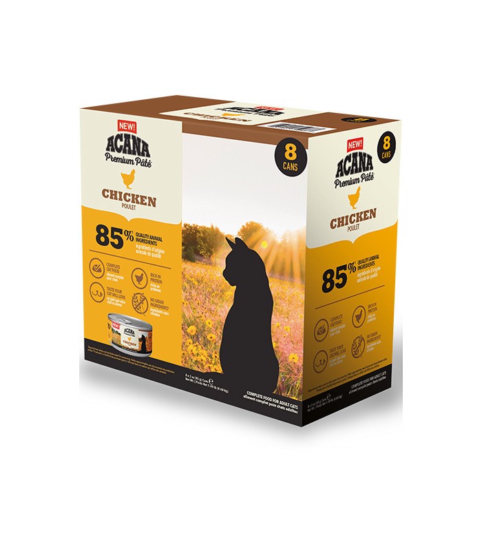 ACANA Premium Pate - mokra karma dla kota, kurczak 8x85g