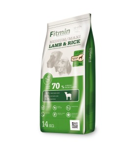 Fitmin Medium Maxi lamb&rice Karma monobiałkowa dla psów dorosłych, ras średnich i olbrzymich Jagnięcina 14kg