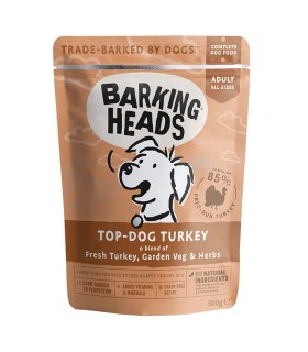 BARKING HEADS TOP-DOG TURKEY saszetka dla psów Świeży Ind  | Zoo24.pl