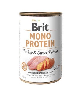 BRIT Mono protein Karma mokra dla psów z indykiem i słodkimi ziemniakami 400g