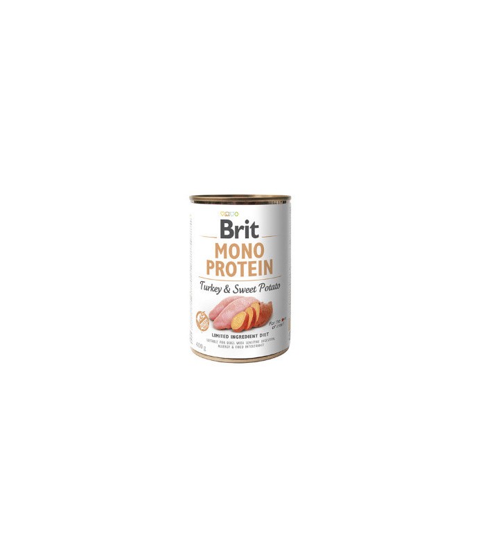 BRIT Mono protein Karma mokra dla psów z indykiem i słodkimi ziemniakami 400g