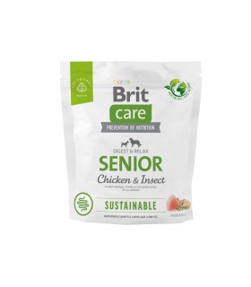 BRIT CARE SUSTAINABLE SENIOR CHICKEN INSECT 1KG