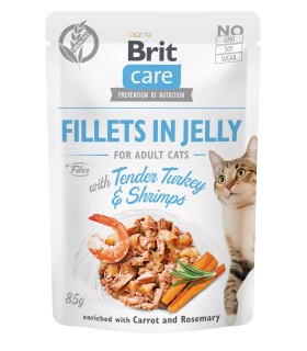 BRIT CARE Cat Mokra karma dla kotów z krewetkami 85g