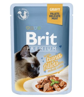 Brit Premium Cat Gravy Fillets with Tuna TUŃCZYK 85g
