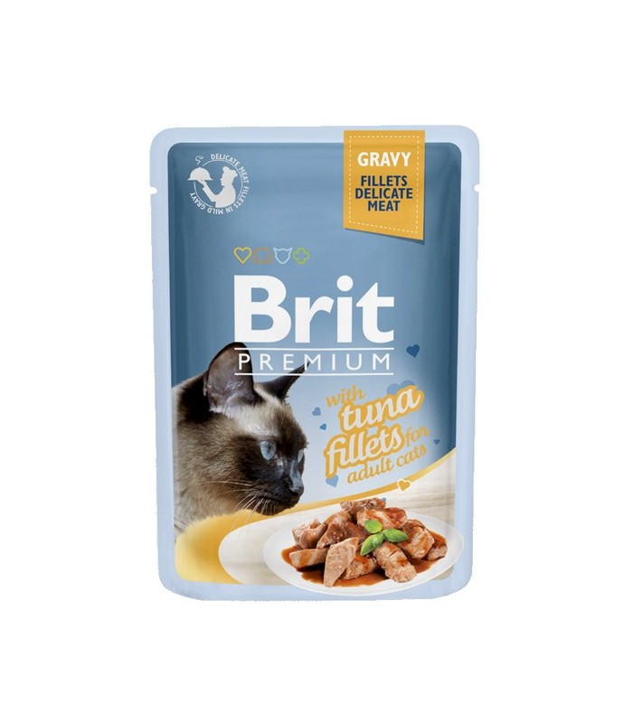 Brit Premium Cat Gravy Fillets with Tuna TUŃCZYK 85g