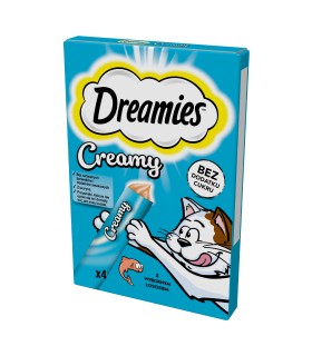 DREAMIES Creamy Przysmak dla kota z łososiem 40g