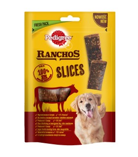 PEDIGREE® Ranchos Plasterki z wołowiną przysmak dla psa 60g