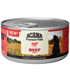 ACANA Premium Pate Beef Karma mokra dla kotów z wołowiną 85g | Zoo24.pl