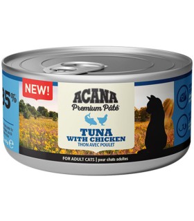 ACANA Premium Pate Tuna & Chicken Karma mokra dla kotów 85g | Zoo24.pl