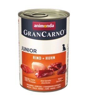 Animonda GranCarno Junior Rind Huhn Karma mokra dla szczeniąt Wołowina + Kurczak 400g