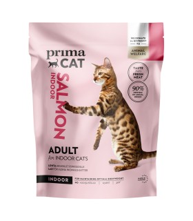 PrimaCat Salmon Indoor Adult Sucha karma dla kotów niewychodzących 1,4 kg