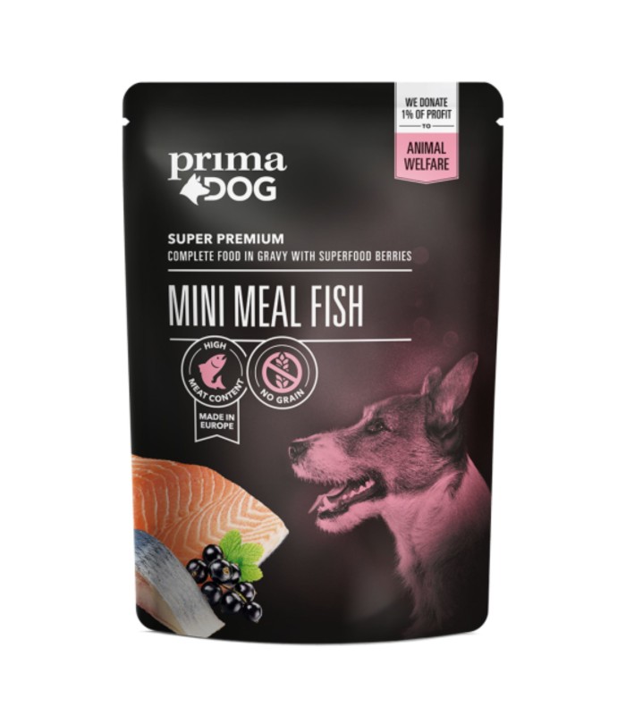 PRIMADOG Mini Meal Karma mokra z rybą dla psa 85 g