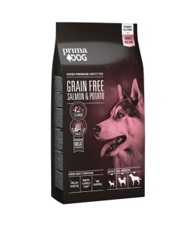 PRIMADOG Grain Free Bezzbożowa karma dla psa łosoś z ziemniakami 10kg
