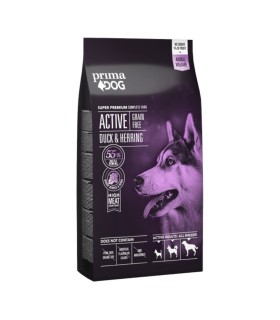 PRIMADOG Active karma dla psów aktywnych Bez zbóż Kaczka i śledź 1,5 kg