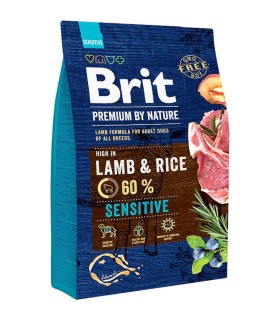 Brit Premium By Nature Sensitive Jagnięcina i Ryż 3kg | Zoo24.pl
