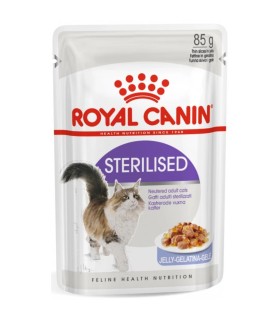 Royal Canin Sterilised Adult - Karma Mokra w Galaretce dla Kotów Dorosłych, Sterylizowanych 85g