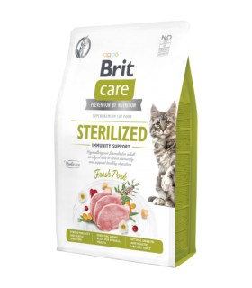 BRIT CARE Karma sucha dla kotów sterylizowanych wieprzowina 7kg