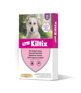 KILTIX Obroża przeciw pchłom i kleszczom dla dużych psów 70cm | Zoo24.pl