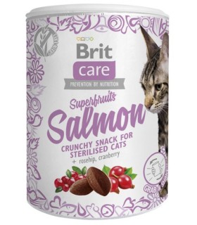 Brit Care Cat Przysmak Superfruits Salmon ŁOSOŚ 100g