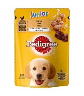 PEDIGREE JUNIOR saszetka dla psa kurczak 100g  | Zoo24.pl