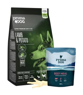 PRIMADOG ADULT Karma sucha Psa Jagnięcina 12kg + GRATISY | Zoo24.pl