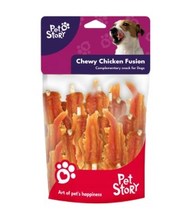 PETSTORY CHEWY CHICKEN FUSION PRZYSMAKI PSÓW kurczak 100g | Zoo24.pl