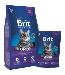 Brit Premium Cat Senior KURCZAK 300g