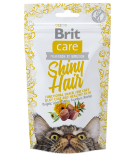 Brit Care Cat Przysmak Snack Shiny Hair PIĘKNA SIERŚĆ 50g