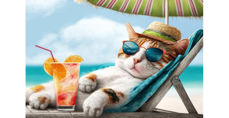 Top 7 produktów dla kota na lato 